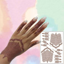 Non-Reusable Mehndi Henna Printed Stickers 