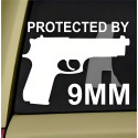 Safe Action Pistol Vinyl Sticker 