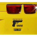 Safe Action Pistol Vinyl Sticker 