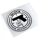 Safe Action Pistol Vinyl Sticker 