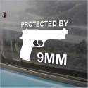 Safe Action Pistol Vinyl Sticker 