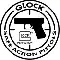 Safe Action Pistol Vinyl Sticker 