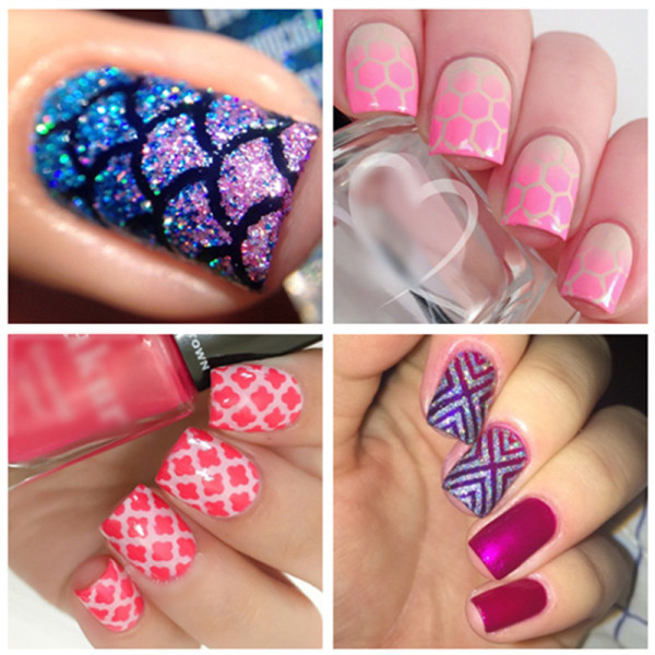 Nail Art Stencil Stickers and Vinyl  