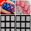 Nail Art Stencil Stickers and Vinyl  