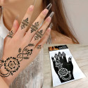 Small Hands Tattoo Stencil Pair