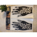 Small Hands Tattoo Stencil Pair