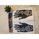 Small Hands Tattoo Stencil Pair