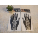 Small Hands Tattoo Stencil Pair